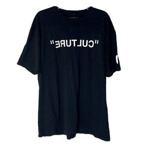 ❤️ VANDAL-A OG Black T Shirt (Authentic) Culture ￼Upsides Down Size XXL